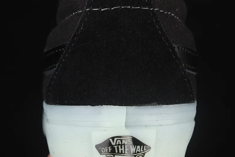 All categories Vans Vans series Vans Mid Vans China Vans Sk8-Mid official new cool transparent glass glue black Chinese sneakers VN0A3WM3ABC